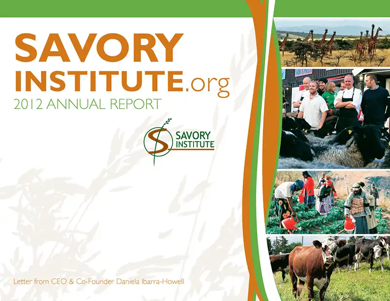 Savory Institute Financials & Annual Report - 2012