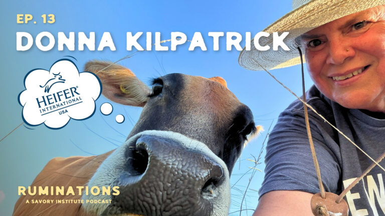 Donna Kilpatrick of Heifer USA joins the Ruminations podcast episode #13