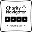 4-star rating by Charity Navigator